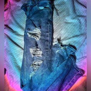 AE ripped baggy/skinny size :0